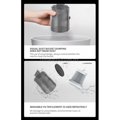 NEW 120W Car Wireless Mini Vacuum Cleaner Small Portable Hand-held Cleaner USB Rechargeable Universal Home Interior Dust