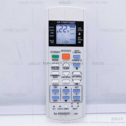 OEM Panasonic Air Conditioner Remote Control ECONAVI Inverter Replacement PN1122 Compatible For most of Panasonic Model OEM Panasonic Air Conditioner Remote Control ECONAVI Inverter Replacement PN1122 Compatible For most of Panasonic Model