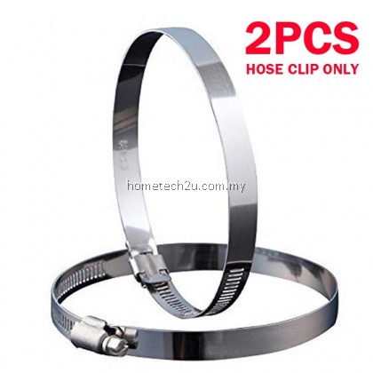 Aluminium Gas Cooker hood hob Pipe Exhaust Flexible Ducting Hose 6 Inch Saluran Paip Penyedut Asap Dapur