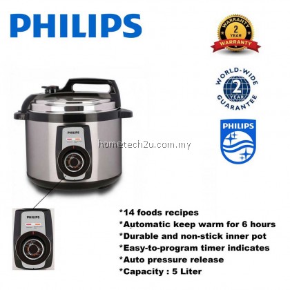 Philips Daily Collection Electric Pressure Cooker-5 Liter HD2103 Philips Daily Collection Electric Pressure Cooker-5 Liter HD2103
