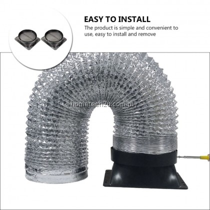 Kitchen hood cover valve air outlet base cap 150/160mm ducting hose spare parts accessories penyedut asap dapur