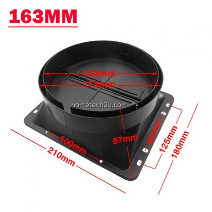 Kitchen hood cover valve air outlet base cap 150/160mm ducting hose spare parts accessories penyedut asap dapur