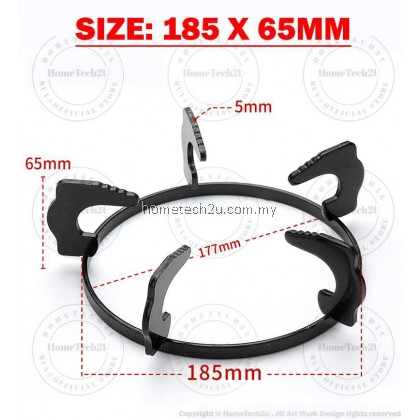 Gas Stove Stand Cooker hob Stand Wok Burner Stand Holder Kaki Dapur Gas Masak
