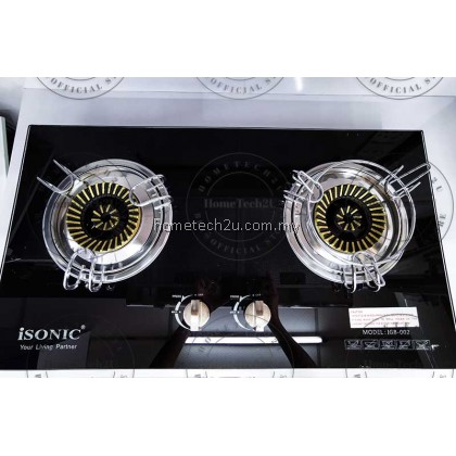 Isonic Double Burners Glass Stove Glass Built In Hob Dapur Gas Kaca Tanam Kabinet Isonic Double Burners Glass Stove Glass Built In Hob Dapur Gas Kaca Tanam Kabinet