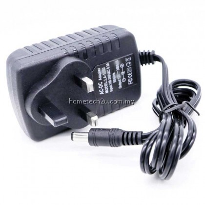 Malaysia 3 Pin AC to DC (5.5*2.5mm) 9V 1A Switching Power Supply Adapter DC Power Adaptor