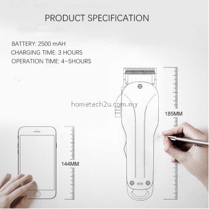 iClipper Premium Series Cordless Rechargeable hair clipper Cutter professional hair trimmer hair cutting machine haircut