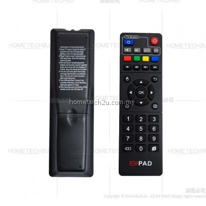 EVpad Remote Control for EVpad 3S / 3 / 3Max / 2S / Pro+ / Plus / EVBOX PLUS EV PAD