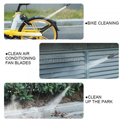 600W Cordless Water Jet High Pressure Water Gun Car Washer Machine Kit Portable Wash Spray Car Garden Tool Cuci Kereta