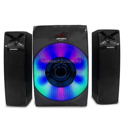 AmpAudio Bluetooth Multimedia Speaker System Home Theatre Computer Speakers FM Radio USB Playback AmpAudio Bluetooth Multimedia Speaker System Home Theatre Computer Speakers FM Radio USB Playback