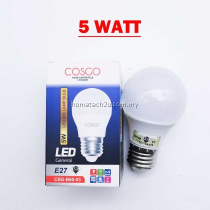 COSGO LED Bulb E27 with SIRIM Light Bulb 5W 10W 13W 15W 18W 6500K Daylight MENTOL LAMPU LED COSGO LED Bulb E27 with SIRIM Light Bulb 5W 10W 13W 15W 18W 6500K Daylight MENTOL LAMPU LED