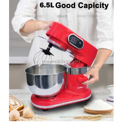 Homelux Stand Mixer Heavy Duty 6.5L 2.5KG 1000W Professional Baking Mixer Cake Mixer Low Noise Sirim HSM-F612 揉面机 打蛋机 Homelux Stand Mixer Heavy Duty 6.5L 2.5KG 1000W Professional Baking Mixer Cake Mixer Low Noise Sirim HSM-F612 揉面机 打蛋机