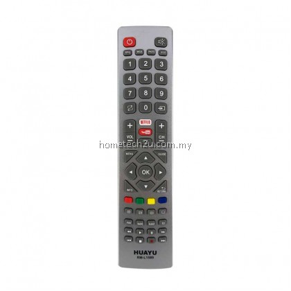 Huayu Universal Sharp TV Remote Control Replacement For Smart/Android/LED TV Remote Netflix Youtube RM-L1589