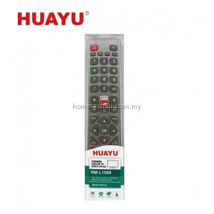 Huayu Universal Sharp TV Remote Control Replacement For Smart/Android/LED TV Remote Netflix Youtube RM-L1589