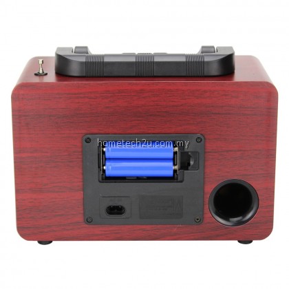 NNS Classic Radio FM NS-2075BT Retro Vintage Bluetooth AUX Radio Speaker Music Player Antique Radio