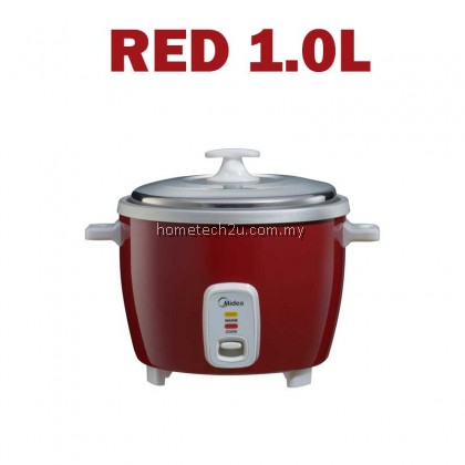 MIDEA 1.0L 1.8L CONVENTIONAL RICE COOKER MR-GM10SDA-R / MR-GM10SDA-B MR-GM18SDA Periuk Nasi,电饭锅