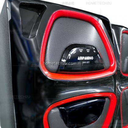 AmpAudio 2.1 Multimedia Speaker System Audio SMA-68T With PC Computer Speaker Subwoofer Bluetooth Speakers FM Radio Home Theater Speaker AmpAudio 2.1 Multimedia Speaker System Audio SMA-68T With PC Computer Speaker Subwoofer Bluetooth Speakers FM Radio Home Theater Speaker