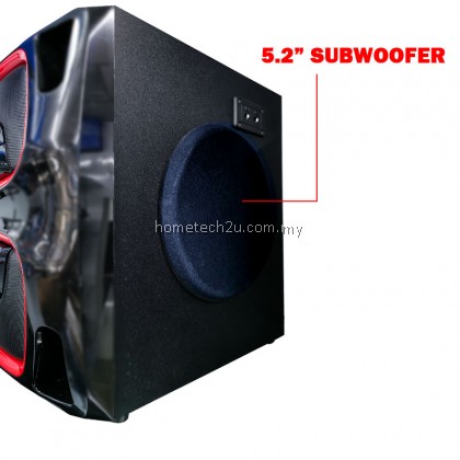 AmpAudio 2.1 Multimedia Speaker System Audio SMA-68T With PC Computer Speaker Subwoofer Bluetooth Speakers FM Radio Home Theater Speaker AmpAudio 2.1 Multimedia Speaker System Audio SMA-68T With PC Computer Speaker Subwoofer Bluetooth Speakers FM Radio Home Theater Speaker