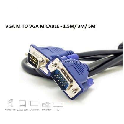 VGA Cable VGA Male to VGA Male Extension 15PIN Cable Computer Monitor Connector For PC TV projector Converter 1.5m 3M 5M 10M