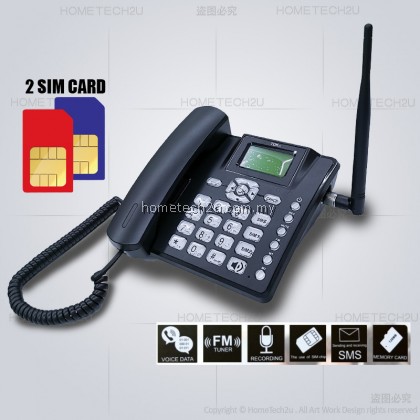 TDK Cordless Phones GSM Dual Sim Card Landline Phone Mobile Home Office Desktop Telephone 1700+