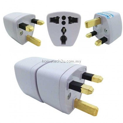 Universal 13A 3 Pin Plug Adaptor 2 Pin US EU CHINA Multi Pin To Malaysia 3 Pin UK Adapter