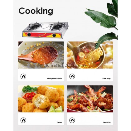 PENTEC Double Burner Gas Stove MD-81 812 816 Dapur Gas Masak 120mm 莲花炉 PENTEC Double Burner Gas Stove MD-81 812 816 Dapur Gas Masak 120mm 莲花炉