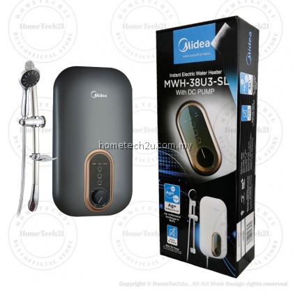 Midea Water Heater Home Shower Pump /Non-Pump Rain Shower 3800W MWH-38EU3-RS-GR MWH-38V MWH-38Q MWH-38P3