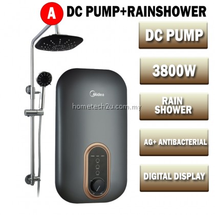 Midea Water Heater Home Shower Pump /Non-Pump Rain Shower 3800W MWH-38EU3-RS-GR MWH-38V MWH-38Q MWH-38P3