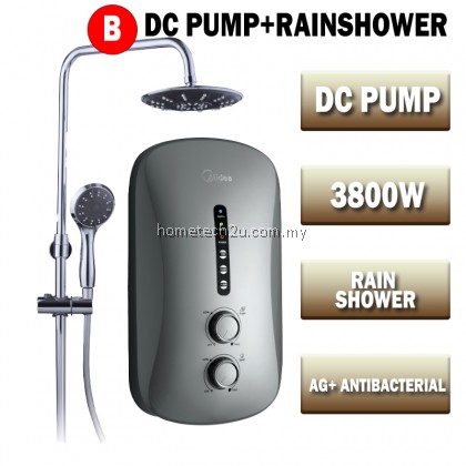Midea Water Heater Home Shower Pump /Non-Pump Rain Shower 3800W MWH-38EU3-RS-GR MWH-38V MWH-38Q MWH-38P3
