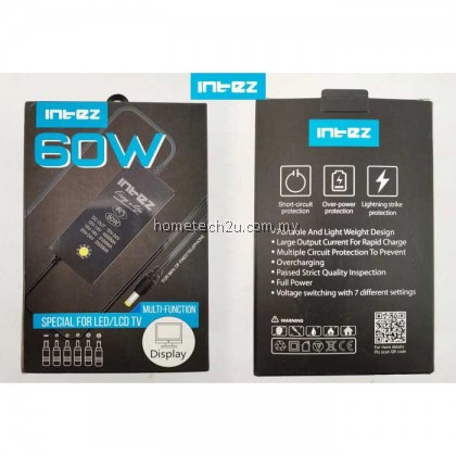 Intez Universal Power Adapter 30w-60w Voltage Adjustable Multi Ac To Dc Power Adapter 12v To 24v For Electronic, Monitor, Pos, Led TV Devices Intez Universal Power Adapter 30w-60w Voltage Adjustable Multi Ac To Dc Power Adapter 12v To 24v For Electronic, Monitor, Pos, Led TV Devices