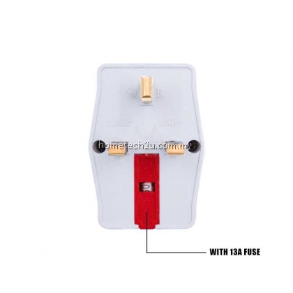 MULTI 3 Way Adapter 13A Multi Universal Socket Adaptor Travel Extension Plug Multi Adapters Socket Charger万能插头