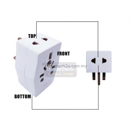MULTI 3 Way Adapter 13A Multi Universal Socket Adaptor Travel Extension Plug Multi Adapters Socket Charger万能插头