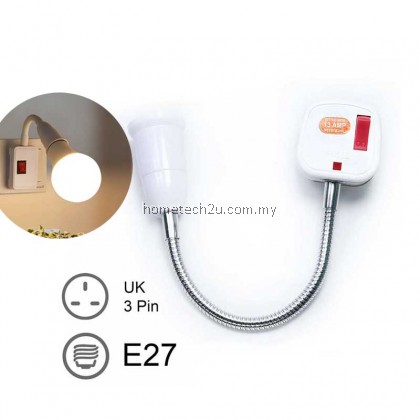 Plug To E27 Bulb Holder Flexible Extend E27 To E27 Light Lamp Holder power socket Bulb Extension Converter Adapter Wall Lamp Holder Plug To E27 Bulb Holder Flexible Extend E27 To E27 Light Lamp Holder power socket Bulb Extension Converter Adapter Wall Lamp Holder