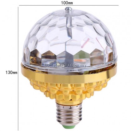 Lampu Disco Light Stage Party LED DJ Ball Indoor Сolored Dance Bulb Lamp Stage Lighting 6W Rotation Stage Laser Light