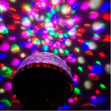 Lampu Disco Light Stage Party LED DJ Ball Indoor Сolored Dance Bulb Lamp Stage Lighting 6W Rotation Stage Laser Light