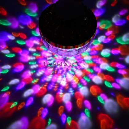 Lampu Disco Light Stage Party LED DJ Ball Indoor Сolored Dance Bulb Lamp Stage Lighting 6W Rotation Stage Laser Light