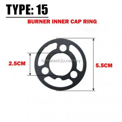 Gas Stove Burner Small Cap Burner Head Tungku Dapur Gas Glass Hob Burner Ring Spare Parts 小火盖