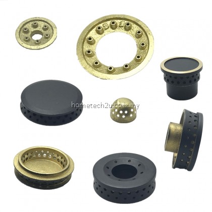 Gas Stove Burner Small Cap Burner Head Tungku Dapur Gas Glass Hob Burner Ring Spare Parts 小火盖