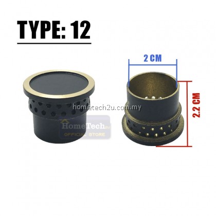 Gas Stove Burner Small Cap Burner Head Tungku Dapur Gas Glass Hob Burner Ring Spare Parts 小火盖