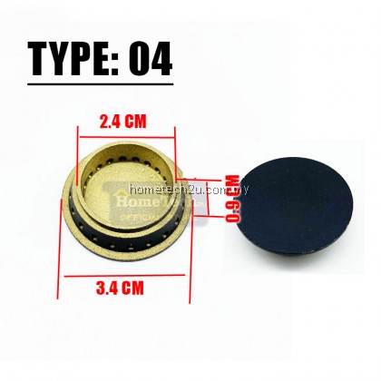 Gas Stove Burner Small Cap Burner Head Tungku Dapur Gas Glass Hob Burner Ring Spare Parts 小火盖