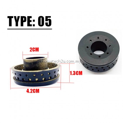 Gas Stove Burner Small Cap Burner Head Tungku Dapur Gas Glass Hob Burner Ring Spare Parts 小火盖