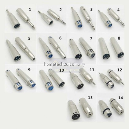 XLR Canon Plug Female Head Microphone Plugs Socket to 6.35mm Male 3.5mm Stereo Jack Plug Canon Audio Converter Adapter XLR Canon Plug Female Head Microphone Plugs Socket to 6.35mm Male 3.5mm Stereo Jack Plug Canon Audio Converter Adapter