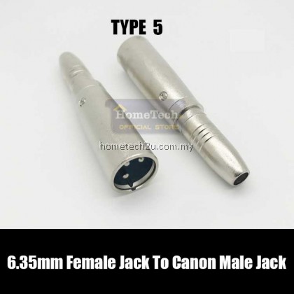 XLR Canon Plug Female Head Microphone Plugs Socket to 6.35mm Male 3.5mm Stereo Jack Plug Canon Audio Converter Adapter XLR Canon Plug Female Head Microphone Plugs Socket to 6.35mm Male 3.5mm Stereo Jack Plug Canon Audio Converter Adapter