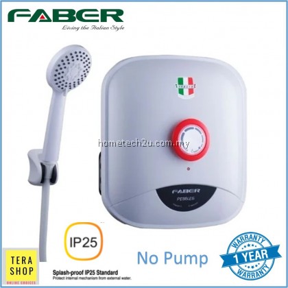 Faber FWH 106WH PEBBLES Instant Water Heater - Non Pump