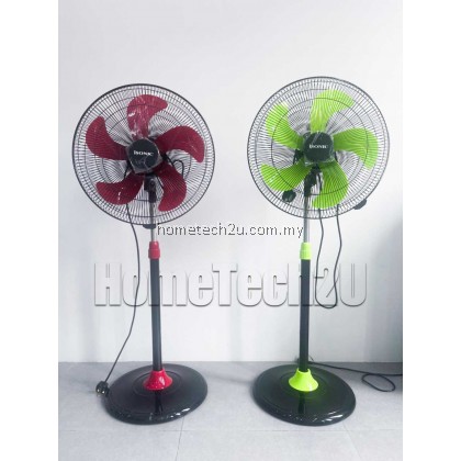 iSONIC 18 Inch ABS Industrial Stand Fan 5 Blades Commercial Stand Fan Kipas Berdiri ISF-1800