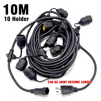 LED Outdoor LED String Light 10M Patio Fairy Light String Waterproof IP65 AC220V With E27 10PCS Edison LED Bulb LED Outdoor LED String Light 10M Patio Fairy Light String Waterproof IP65 AC220V With E27 10PCS Edison LED Bulb