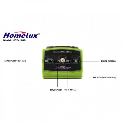 HOMELUX 2.3L Heavy Duty High Quality Commercial Blender / 搅拌机 (HCB-1100) Green HOMELUX 2.3L Heavy Duty High Quality Commercial Blender / 搅拌机 (HCB-1100) Green