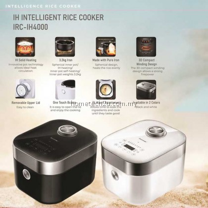 iSONIC 4L Electric IH Intelligent Heating Rice Cooker Ideal Heat Circulation IRC-IH4000