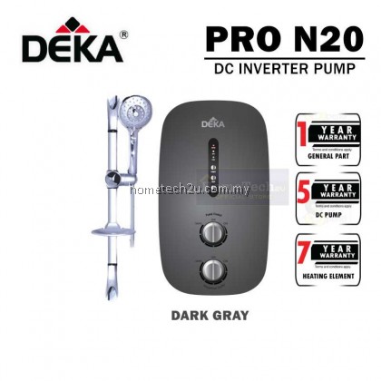 Deka Designer Water Heater with DC Inveter Pump Home Shower Pro N20 Pro N5