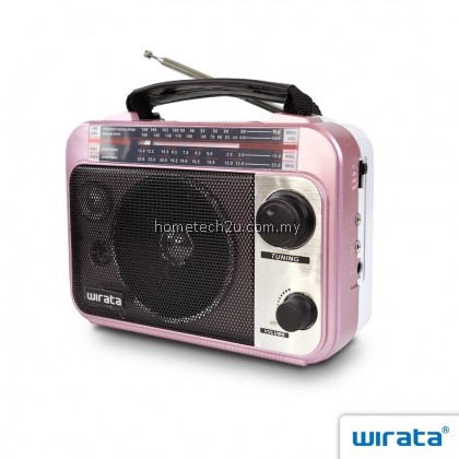 Wirata Portable Radio AUX AM/FM radio MW SW1 SW2 Travel radio with headphone jack Battery-operated(LT-Q1)
