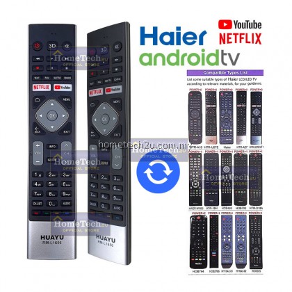 HUAYU HAIER SMART ANDROID TV REMOTE CONTROL RM-L1656 HUAYU HAIER SMART ANDROID TV REMOTE CONTROL RM-L1656